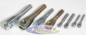 Threaded Clevis (1/2"-20 LH, Bolt 3/8", Slot 1/4")